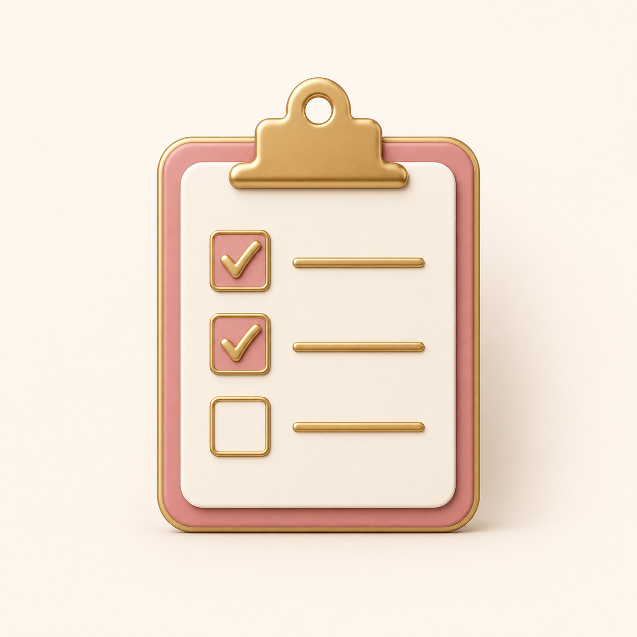 Checklist de montagem