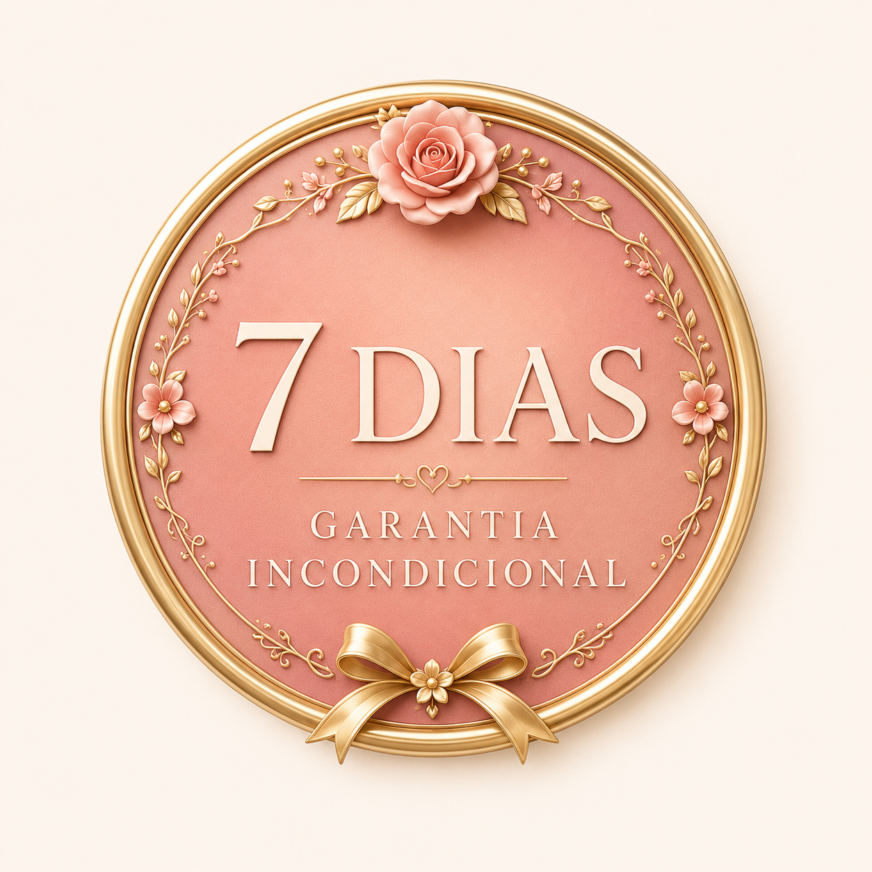 Selo de garantia de 7 dias
